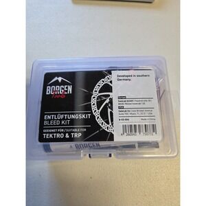 Borgen Tools Bleed Kit Suitable For Tektro And TRP Bicycle Brand New
